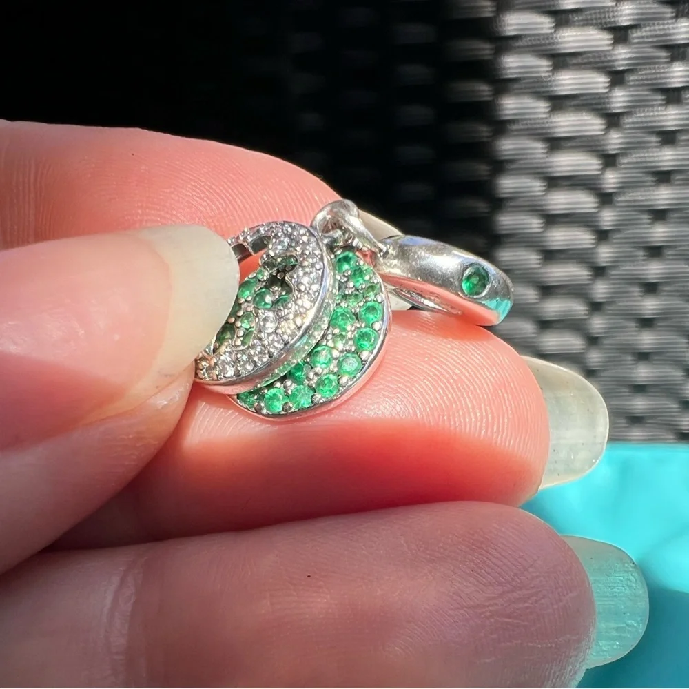 Dazzling Clover Dangle Charm